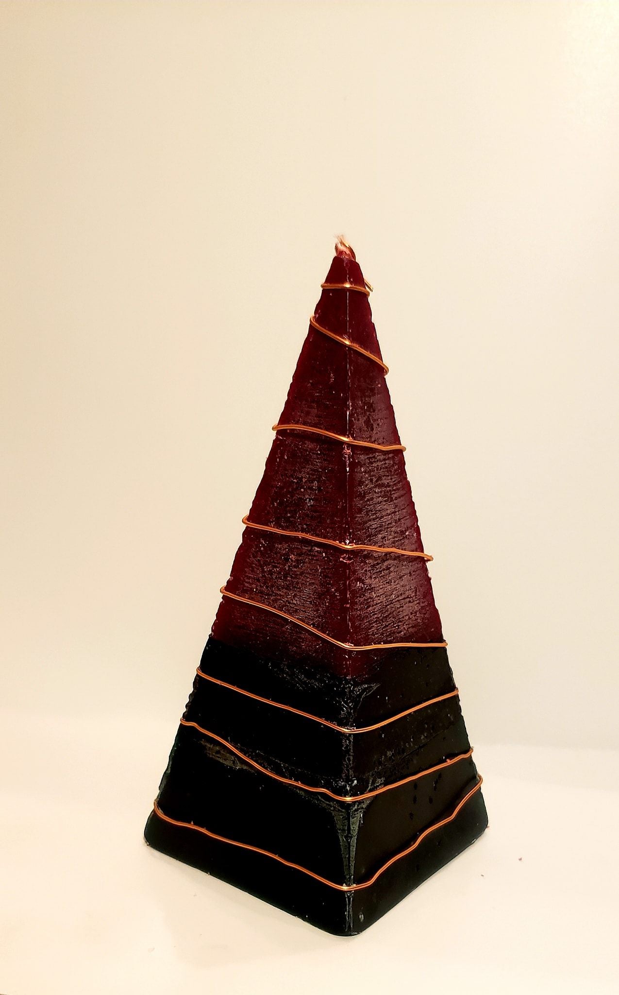 RBG Copper Pyramid Candle