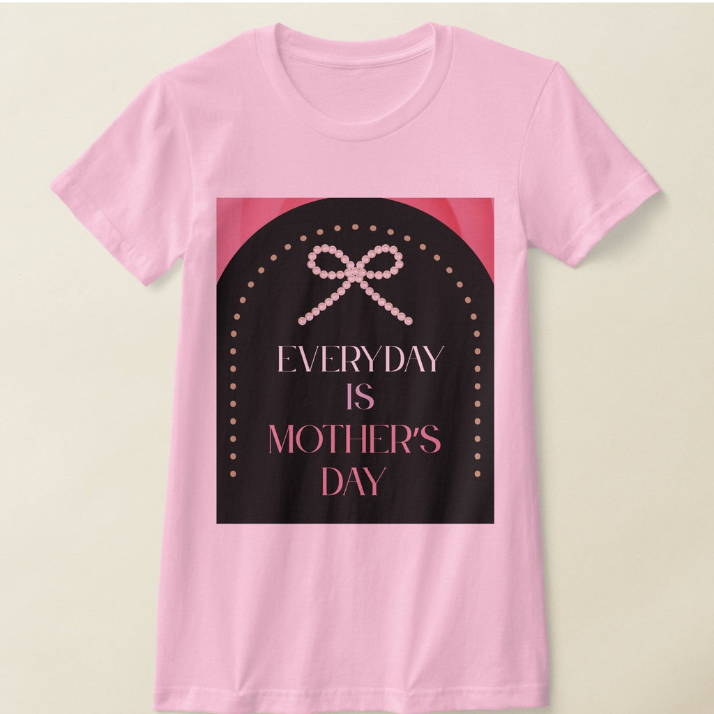 Pink Pearl Bow Mother's Day Shirt